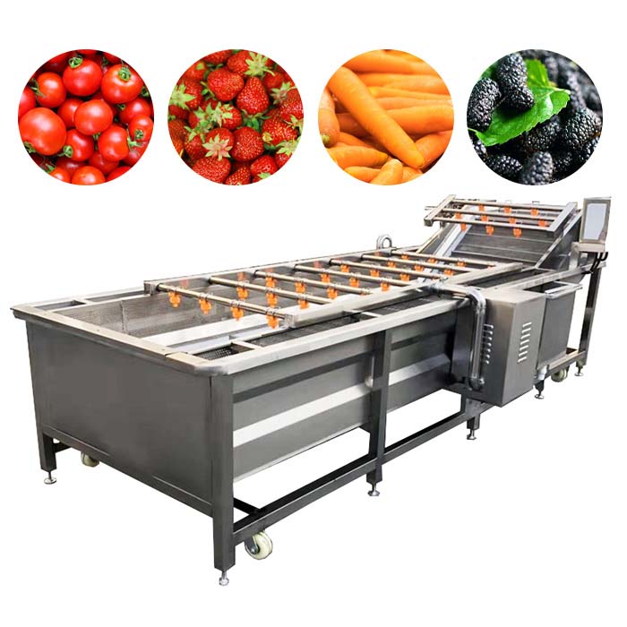 Fruit and vegetable washing machine working principle Taizy Machinery