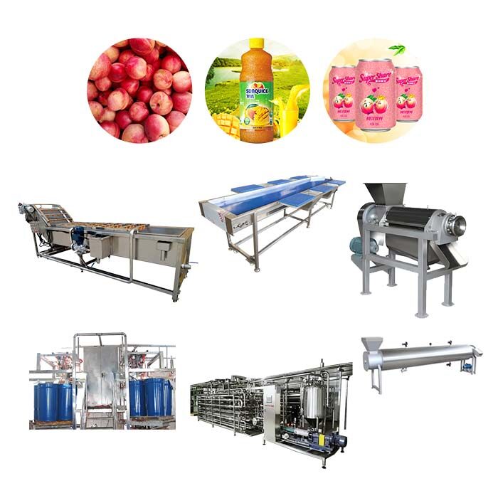 Fruit juice processing line