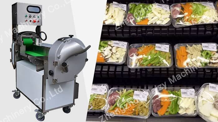 multifunction vegetable curtter applies in fresh cut vegetable industry