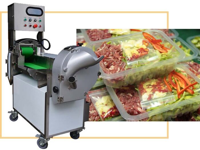 máquina de corte de vegetais aplica-se na indústria de vegetais recém-cortados