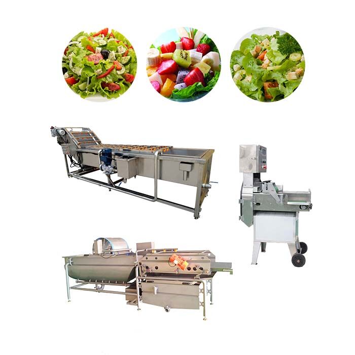 vegetable salad processing line