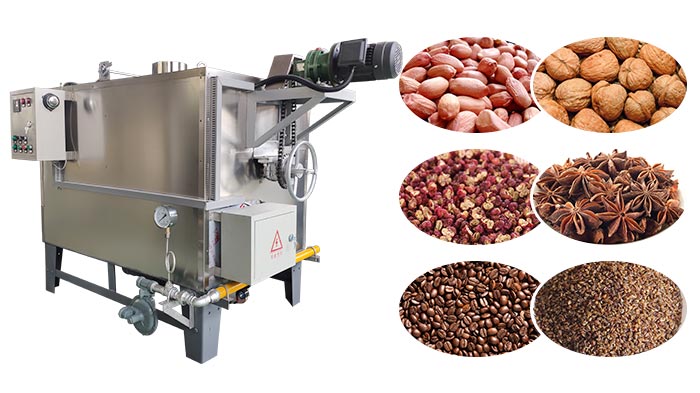 Commercial peanut roaster application