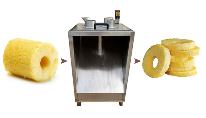 Pineapple slicer machine