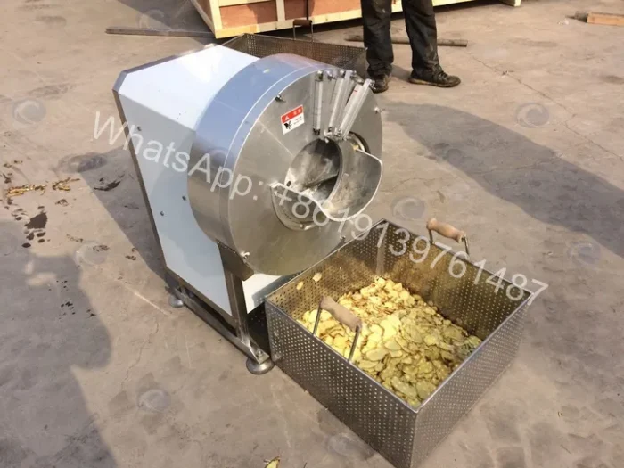 Garlic Slicing Machine Slicing Fresh Ginger
