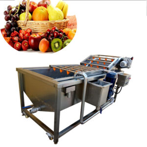 commercial apple fruit washing machine