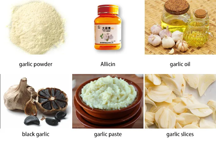 garlic deep processed products