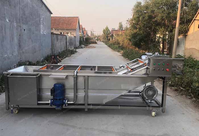 800kg per hour potato washing machine