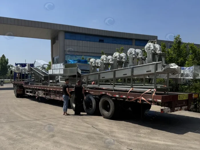 2 th Mango Pineapple Washing Line Shipped to Ghana