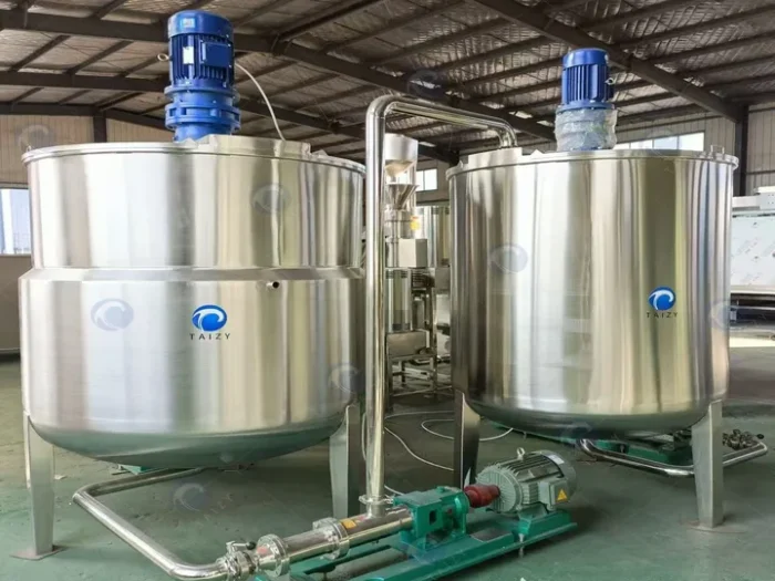 Peanut Butter Storage and Vacuum Tanks