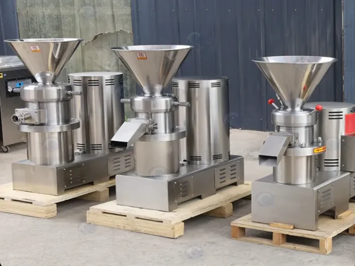 Peanut butter grinding machine